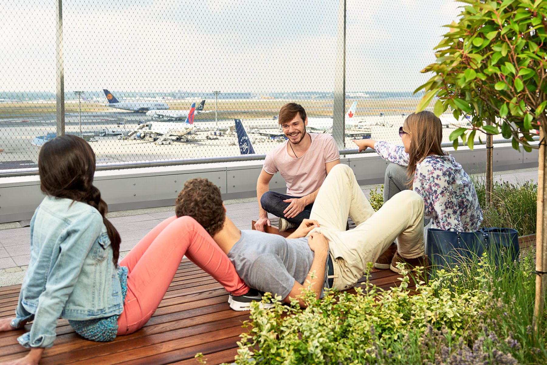 Besucherplattform Flughafen Frankfurt